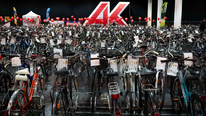 Tausende Räder stehen heuer wieder bei den AK-Radbörsen in Graz und Feldbach zum Verkauf.