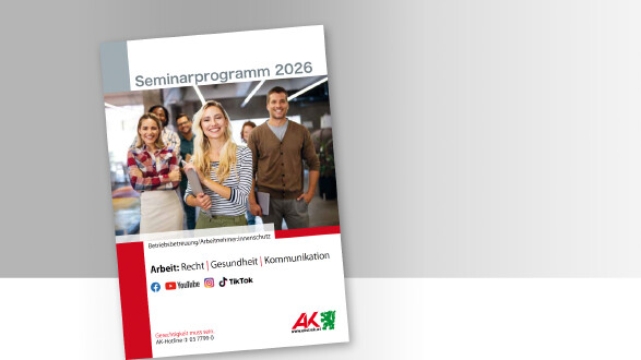 Das neue Seminarprogramm 2026 für Betriebsrät:innen ist da.