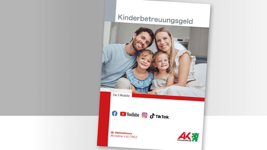 Broschüre Kinderbetreuungsgeld