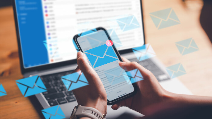 Email versenden am Smartphone