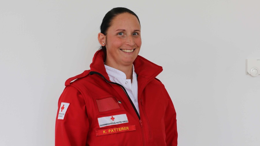 DGKP Karoline Patterer Einsatzleiterin Graz-Jakomini für Mobile Dienste des Roten Kreuzes © ÖRK-Graz-Stadt/A. Danglmaier, AK Stmk