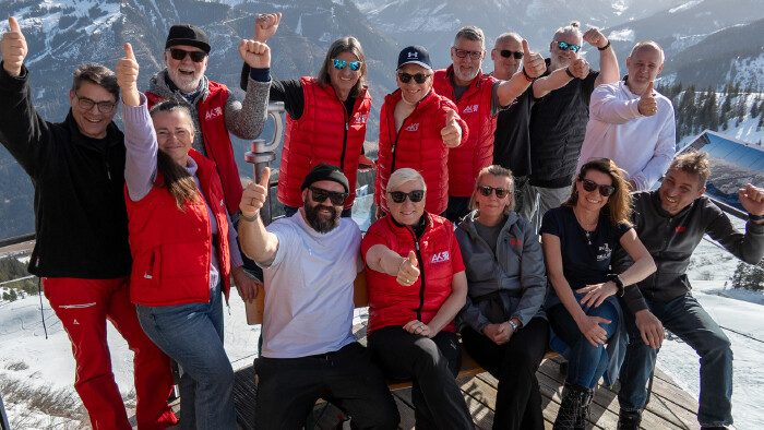 Die Stimmung beim AK-Skitag auf der Riesneralm war hervorragend.