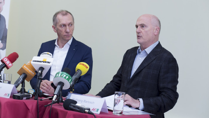 AK-Präsident Josef Pesserl und AK-Direktor Wolfgang Bartosch präsentieren die Zahlen 2019. © Graf-Putz, AK Stmk AK-Präsident Josef Pesserl und AK-Direktor Wolfgang Bartosch präsentieren die Zahlen 2019. © Graf-Putz, AK Stmk