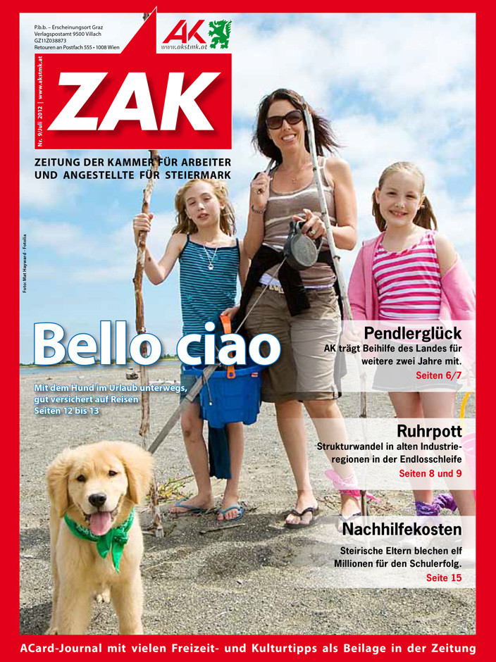 Deckblatt der ZAK im Juli 2012