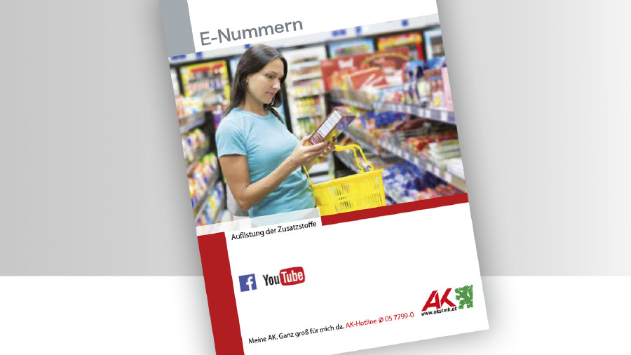 AK-Broschüre E-Nummern bei Nahrungsmitteln © -, AK Stmk AK-Broschüre E-Nummern bei Nahrungsmitteln © -, AK Stmk