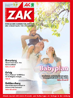 Deckblatt der ZAK Juli 2015 © -, AK Stmk