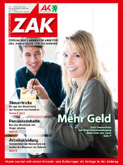 Titelseite ZAK Februar 2016 © Kanizaj, AK Stmk