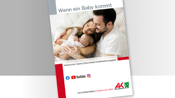 Broschüre Wenn ein Baby kommt © -, AK Stmk