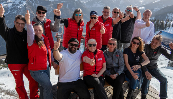 Die Stimmung beim AK-Skitag auf der Riesneralm war hervorragend.