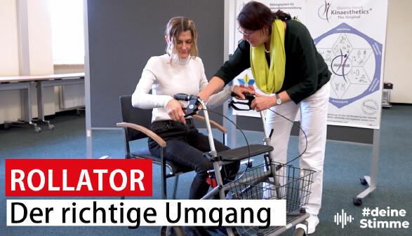 Video: Rollator - der richtige Umgang