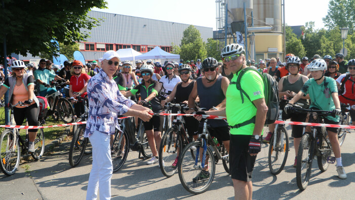 Radfahren und ein Fest für die ganze Famlien. Der AK-Familienradwandertag von Graz nach Leibnitz.