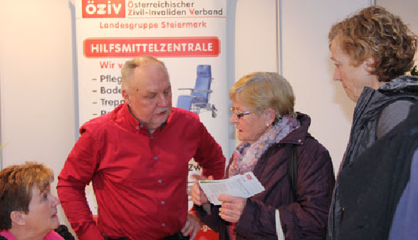 Beratungen auf der Pflegemesse © Novak, AK Stmk Beratungen auf der Pflegemesse © Novak, AK Stmk
