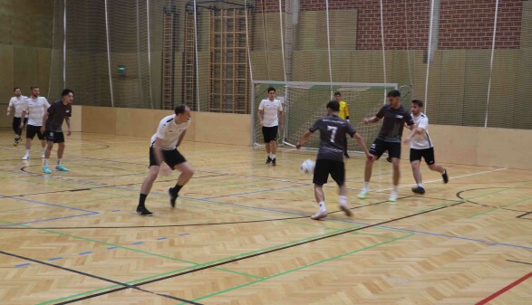 Bei Hallenfußball-Landesfinale traten zehn Teams gegeneinander an.