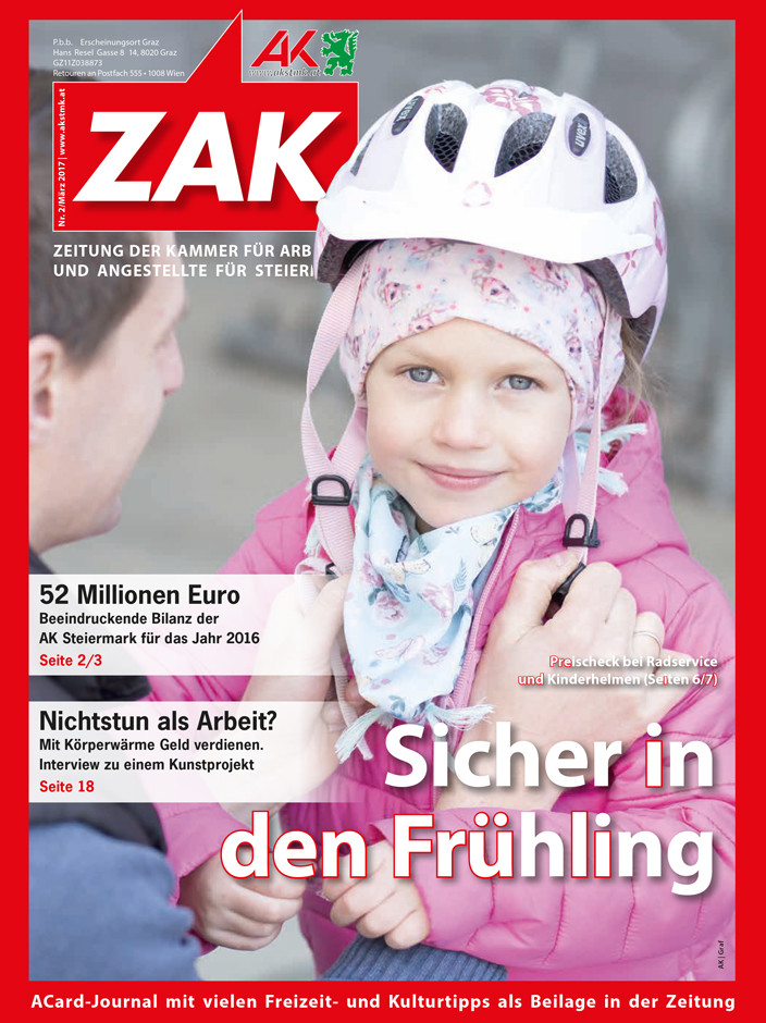 Deckblatt der neuen ZAK im März 2017