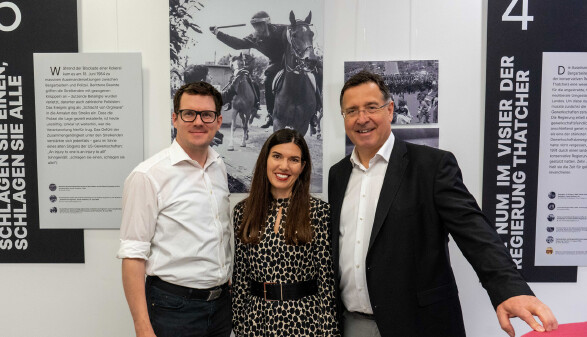 AK-Bildungsabteilungsleiter Klaus Breuss, Sandra Witz und AK-Direktor Dr. Johann Scheuch eröffneten die Ausstellung (v.l.)